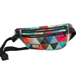 KAVU Water Resistant Fanny Pack Hideaway Belt Bag Unisex Adult Travel Eclectic